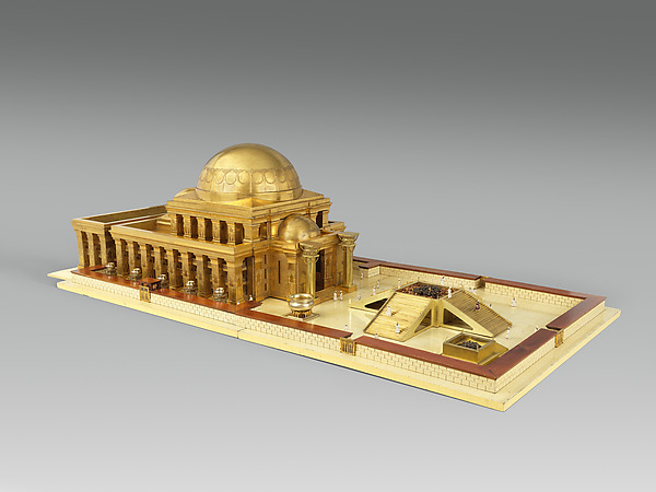 Architectural model of the temple of King Solomon in Jerusalem by Thomas Newberry