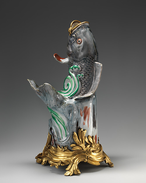 Carp in gilt-bronze mount (one of a pair) by an unrecorded maker, The Metropolitan Museum of Art