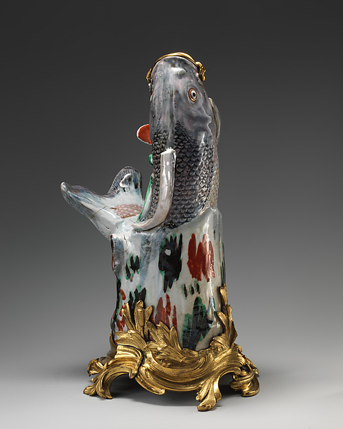 Carp in gilt-bronze mount (one of a pair) by an unrecorded maker, The Metropolitan Museum of Art