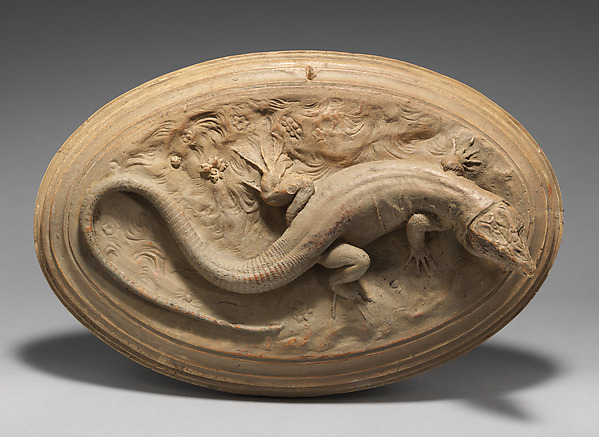 Plaster mold of lizard by Georges Pull, The Metropolitan Museum of Art