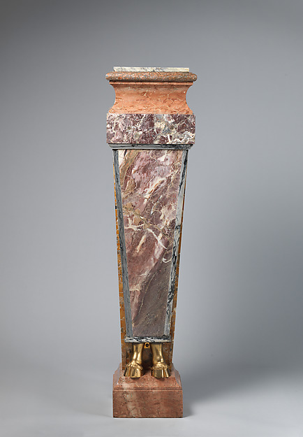 Pedestal with hooves (one of a pair) by an unrecorded maker, The Metropolitan Museum of Art