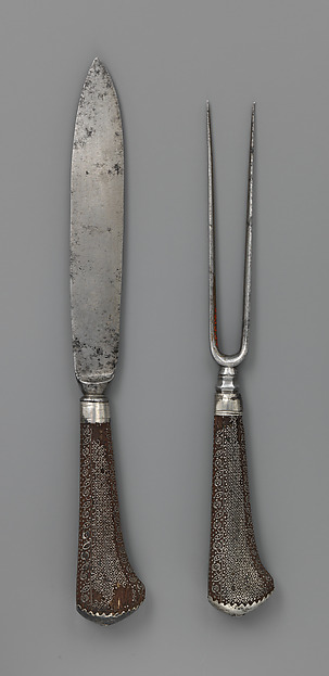 Knife and fork by an unrecorded maker, The Metropolitan Museum of Art