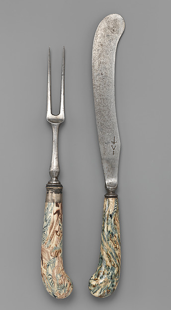 Fork and knife by an unrecorded maker, The Metropolitan Museum of Art