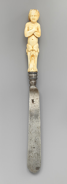 Knife with winged putto handle by an unrecorded maker, The Metropolitan Museum of Art