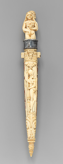 Wedding knife, fork and sheath — Ephraim How