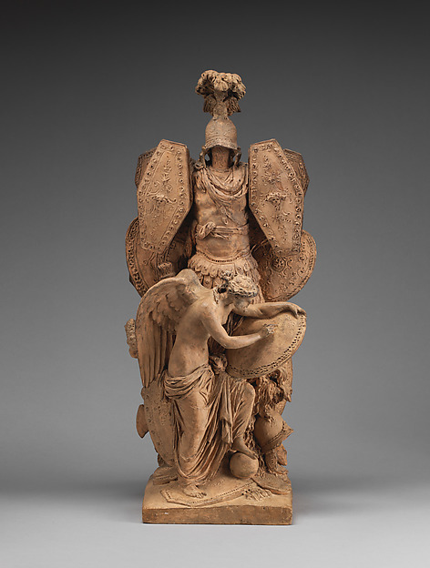 Victory Writing on a Shield, Jean Guillaume Moitte, 1789