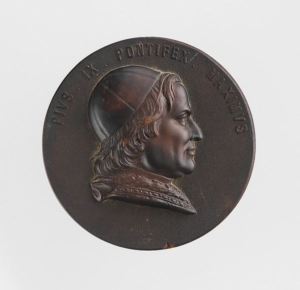 Pope Pius IX (1792-1878, reigned from 1848) by A. Latry et Cie., The Metropolitan Museum of Art