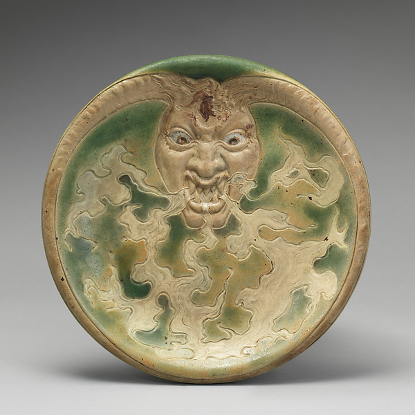 Dish with devil's head design by Emile Muller and Co., The Metropolitan Museum of Art