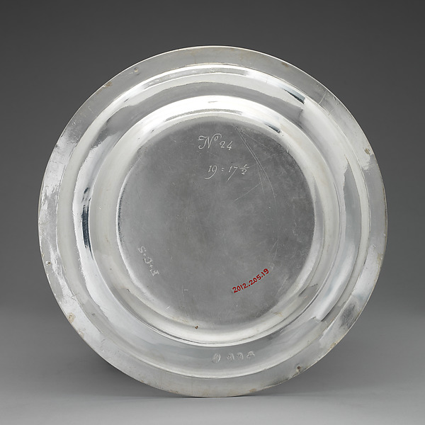 Plate (one of a set of twelve) by Thomas Farren, The Metropolitan Museum of Art