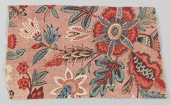 Fragment of printed cotton