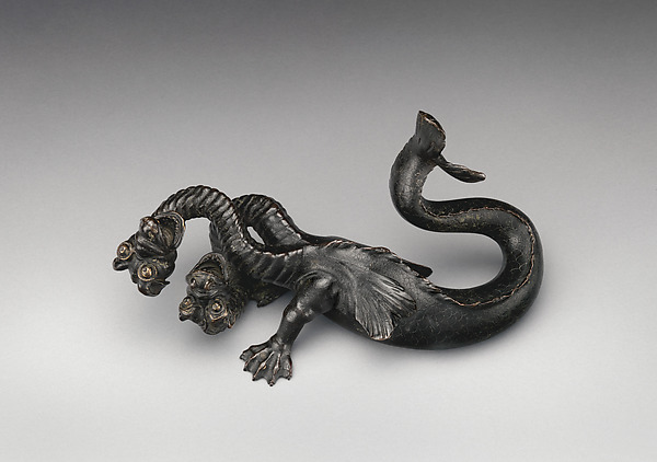 Pair of double-headed monsters, late 17th century