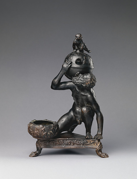 Atlas Supporting the Globe by Andrea Briosco, called Riccio, The Metropolitan Museum of Art