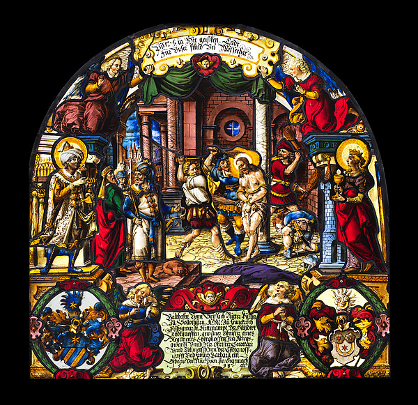 The Flagellation, Christ at the Column by Franz Fallenter