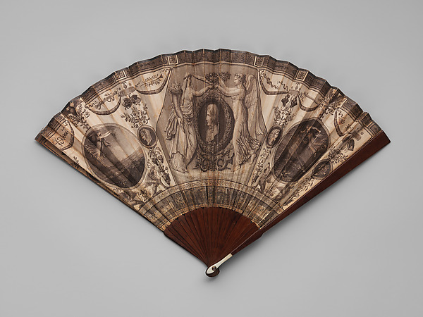 Fan with Napoleon flanked by Peace and Victory