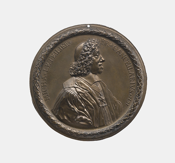Michel Le Tellier 1603-85, French statesman, Minister under Louis XIV and Mazarin, later Chancellor of France