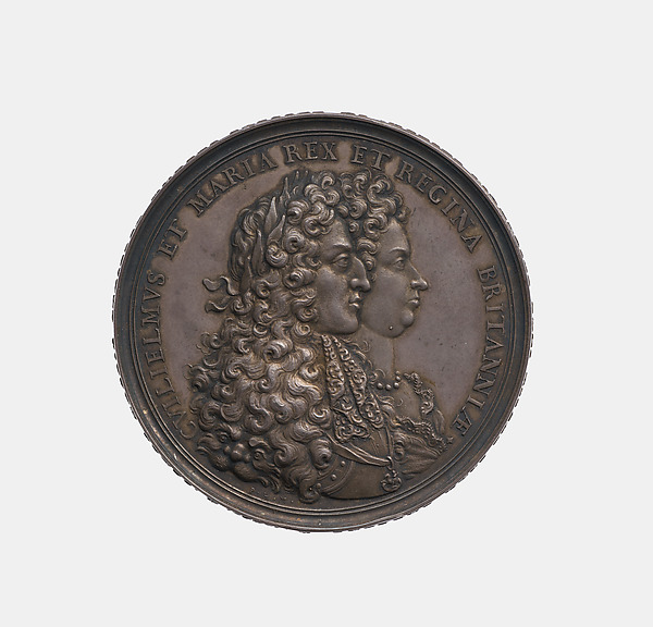 William III 1650-1702, and Mary 1662-94, King and Queen of England 1688-94