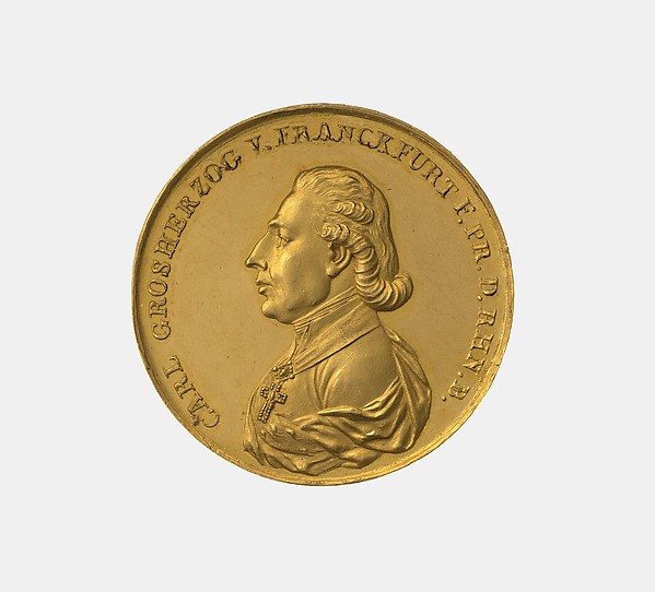 Karl Theodor Anton Maria von Dalberg / 10-ducat medal on establishment of Grand-Duchy of Frankfurt