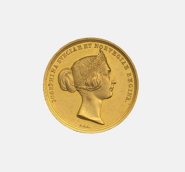 Josephine, Queen of Sweden and Norway as wife of Oscar I (r. 1844–1859) by Ludwig Peterssen Lundgren, The Metropolitan Museum of Art