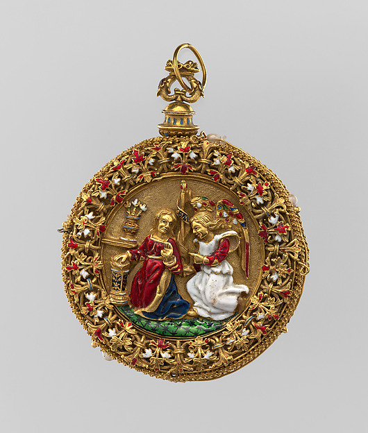 Pendant with scene of the Annunciation