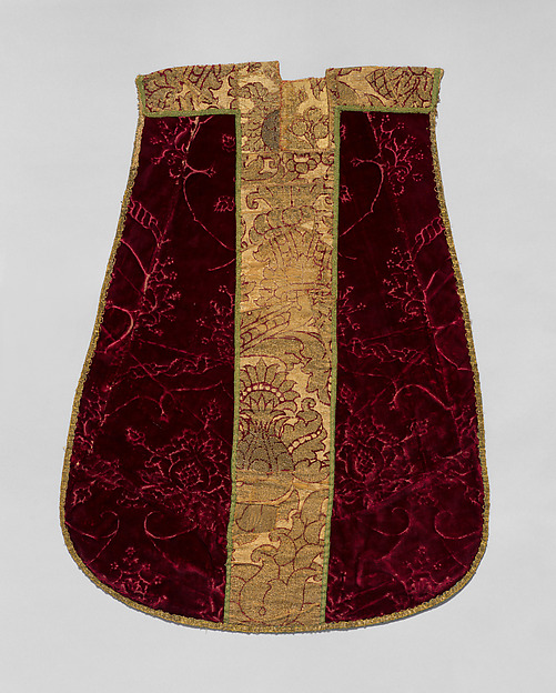 Chasuble front by an unrecorded maker, The Metropolitan Museum of Art