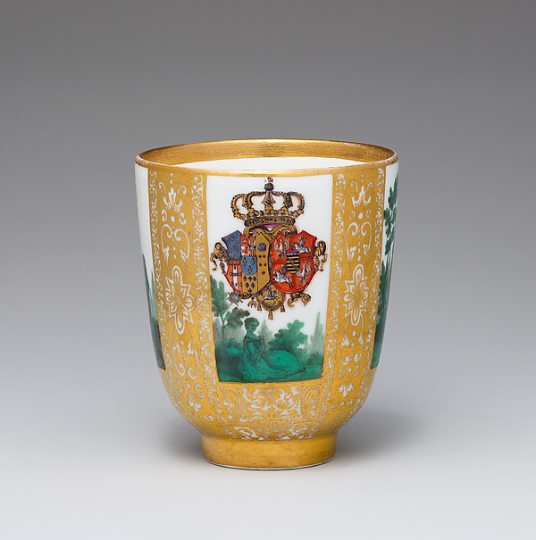 Cup with the Arms of Poland/Saxony and Naples/Sicily