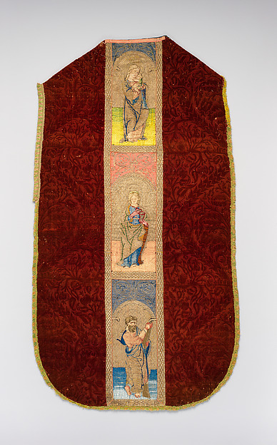 Chasuble back by Anonymous