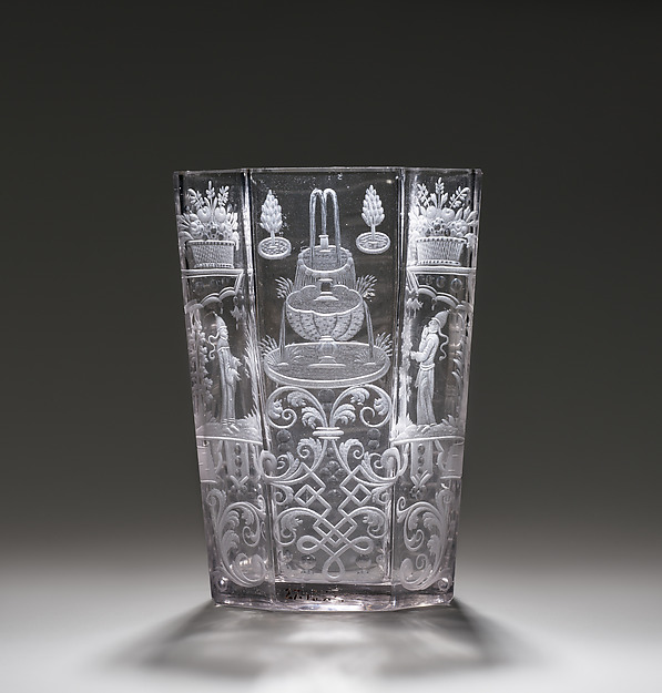 Bass-viol shaped beaker by an unrecorded maker, The Metropolitan Museum of Art
