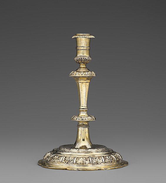 Candlestick (one of a pair) by Master "RW", The Metropolitan Museum of Art