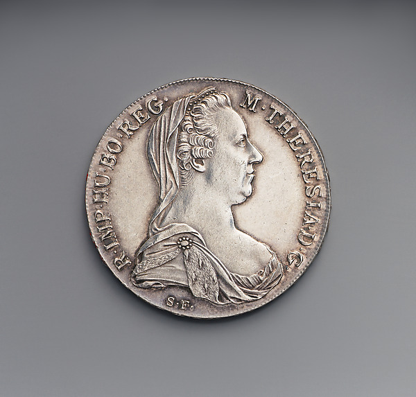 Thaler of Empress Maria Theresa by Günzburg Mint, The Metropolitan Museum of Art