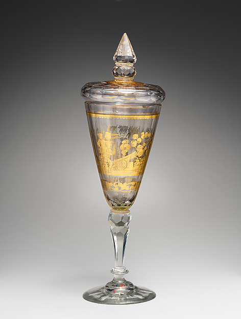 Standing cup with cover with scene of siege of fortress by an unrecorded maker, The Metropolitan Museum of Art
