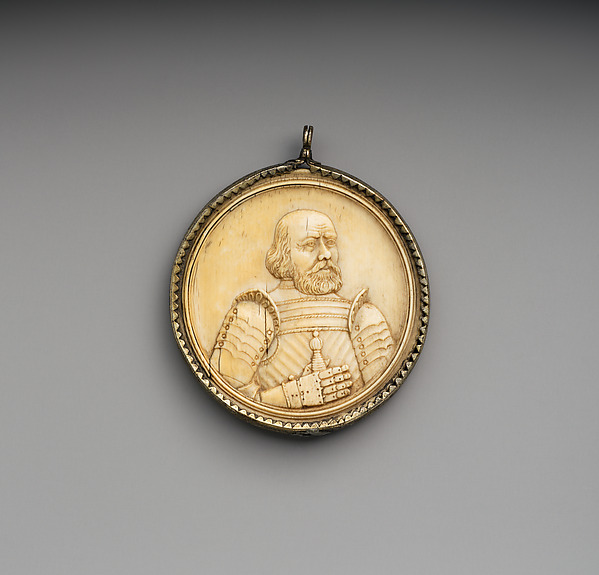 Medallion with portrait of Goetz von Berlichlingen and arms of Berlichlingen by an unrecorded maker, The Metropolitan Museum of Art