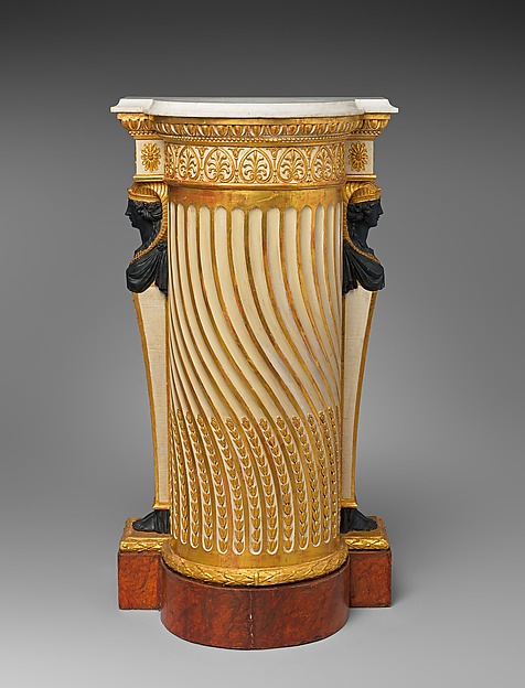 Carlton House pedestal (one of a pair) by Dominique Daguerre, The Metropolitan Museum of Art