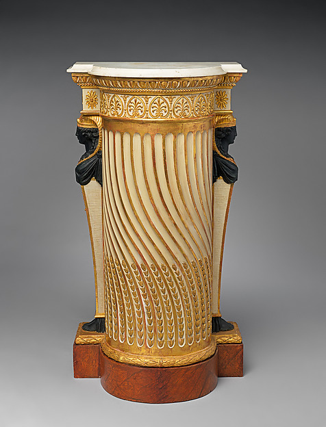 Carlton House pedestal (one of a pair)