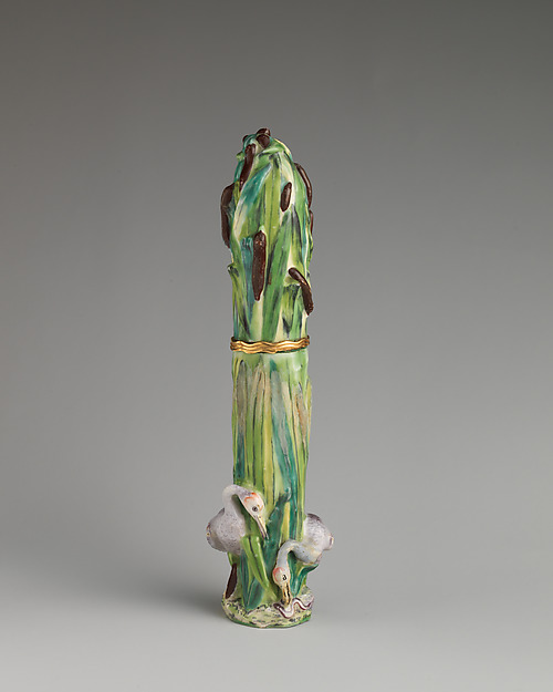 Cranes amid seagrass by Chelsea Porcelain Manufactory, The Metropolitan Museum of Art