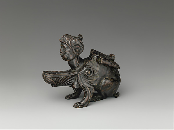 Andrea Briosco, called Riccio, Oil Lamp in the Form of a Sphinx