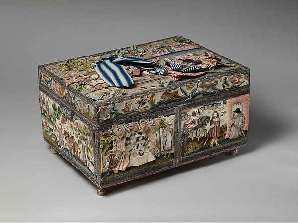 Cabinet with scenes from the Story of Esther by Anonymous