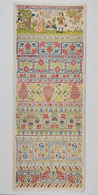 Sampler by Anna Bockett, The Metropolitan Museum of Art
