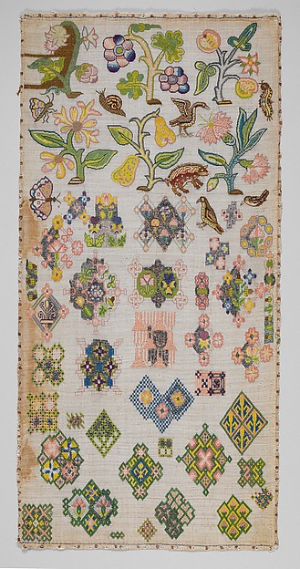 Sampler by an unrecorded maker, The Metropolitan Museum of Art