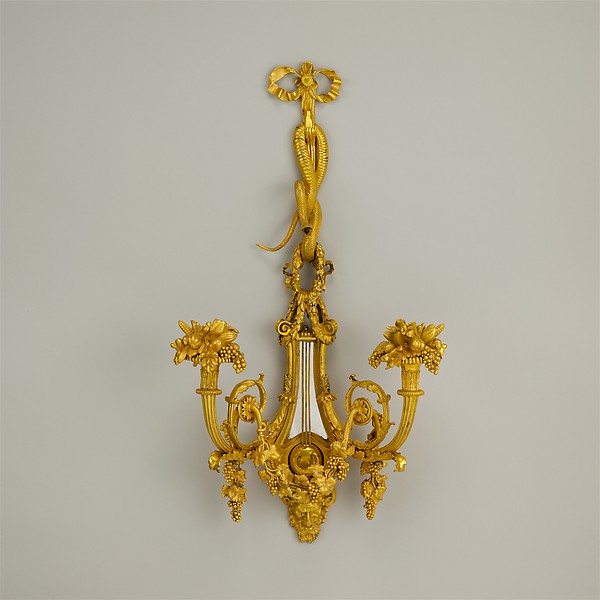 Pair of two-light wall brackets by an unrecorded maker, The Metropolitan Museum of Art