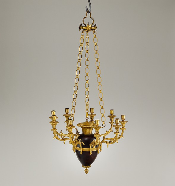 Nine-light chandelier by an unrecorded maker, The Metropolitan Museum of Art