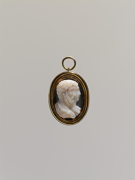 Jugate heads of Marcus Aurelius (Marcus Aurelius Antoninus, 121–180) and Faustina (Anna Galeria Faustina, d. 175 or 176)