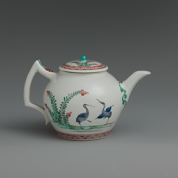 Teapot with storks