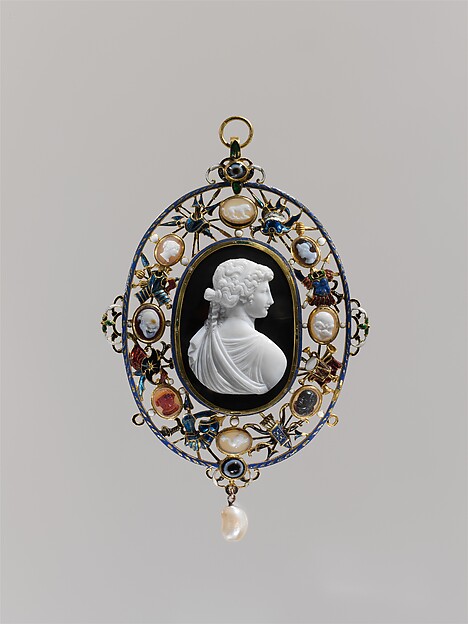 A "Marlborough Gem": Bust of a woman in profile, her back to the spectator by an unrecorded maker, The Metropolitan Museum of Art