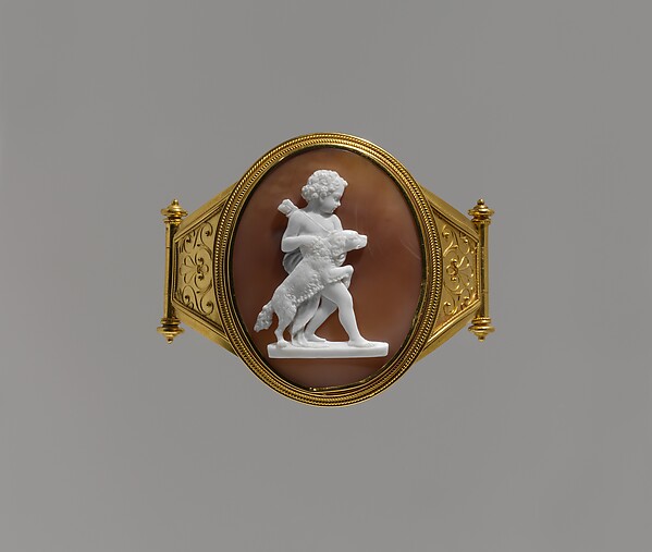 Cupid with a Dog by Luigi Saulini, The Metropolitan Museum of Art