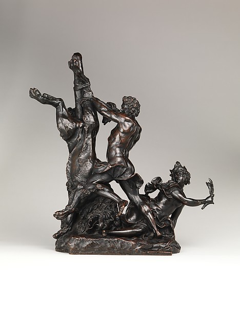 Hercules Skinning the Nemean Lion, François Lespingola, ca. 1675–1700