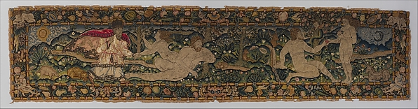 The Creation of Eve and The Temptation (one of a set of three) by Anonymous