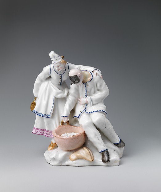 The Spaghetti Eaters (Columbine and Pulcinella)