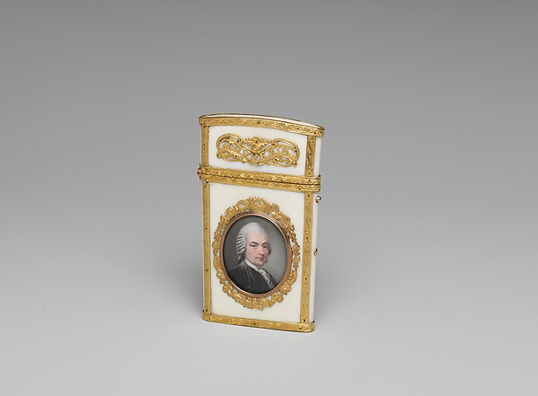 Souvenir with portrait of a man by Thomas-François Merlin, The Metropolitan Museum of Art