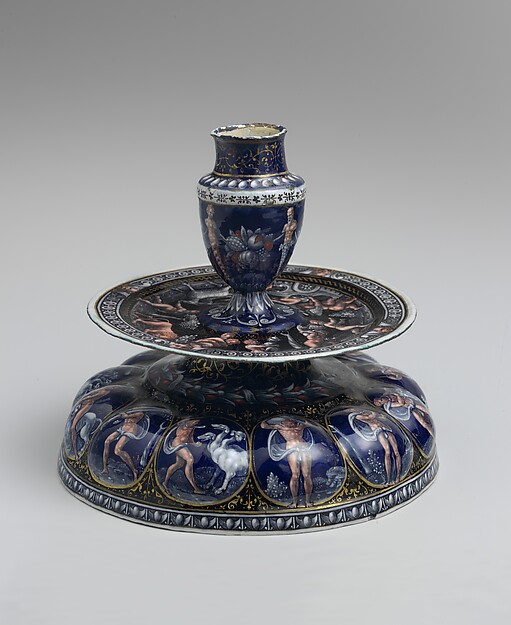 Master I. C. (probably Jean Court or Jean de Court), Candlestick (one of a pair)