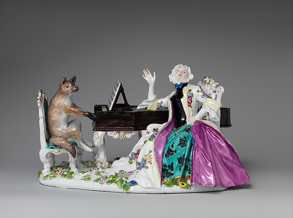 Faustina Bordoni and Fox by Meissen Manufactory, The Metropolitan Museum of Art